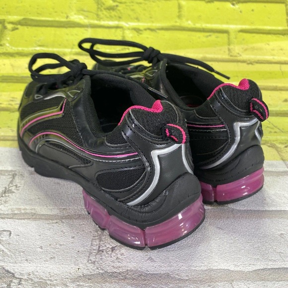 Women's Danskin Now Chaser Athletics Shoes Size 9W Black Pink Silver EUC - Picture 7 of 10